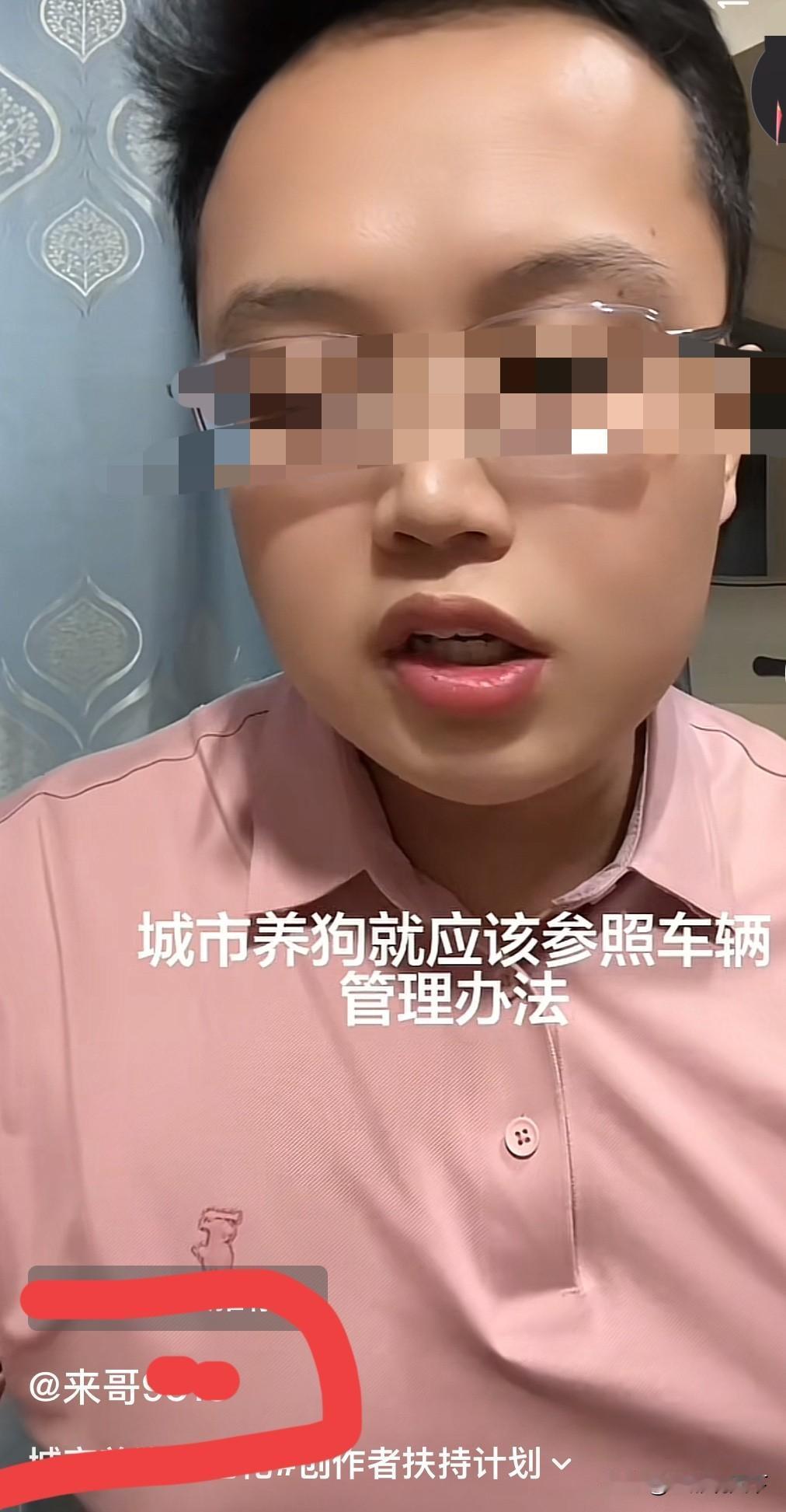 城市养狗，这位叫“来哥”的网友的建议，那简直就是解决城市狗患建议的天花板。城