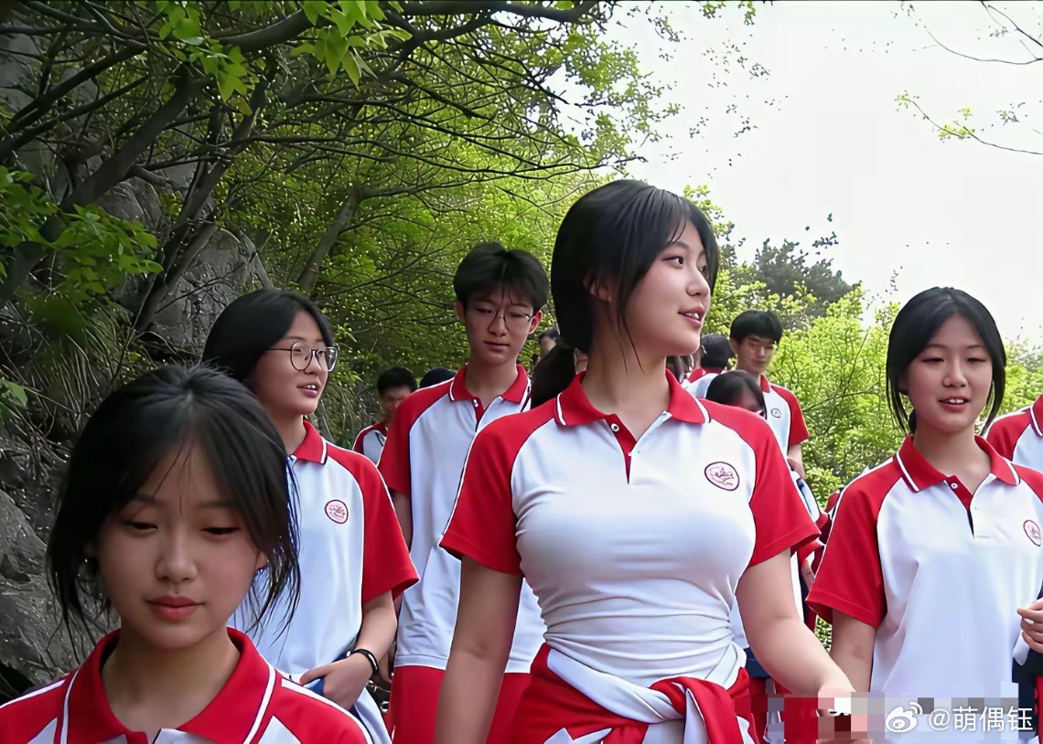 这是什么偶像剧女主吗？把校服改成这个样子，真的好看吗？