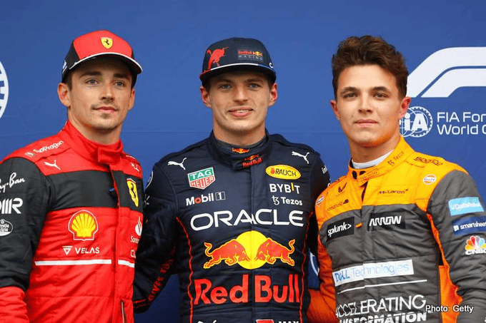 地效时代连续三站夺杆, 诺里斯比肩维斯塔潘与勒克莱尔