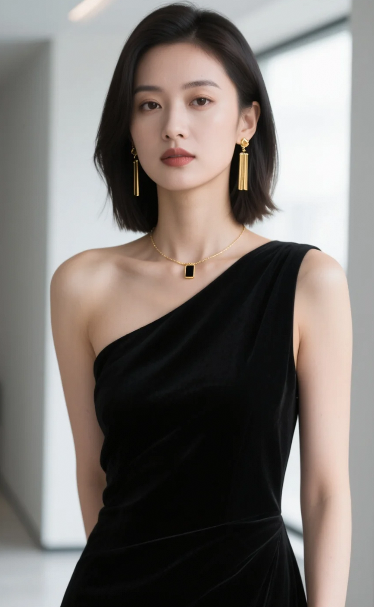 黑金之间，藏着她不动声色的惊艳