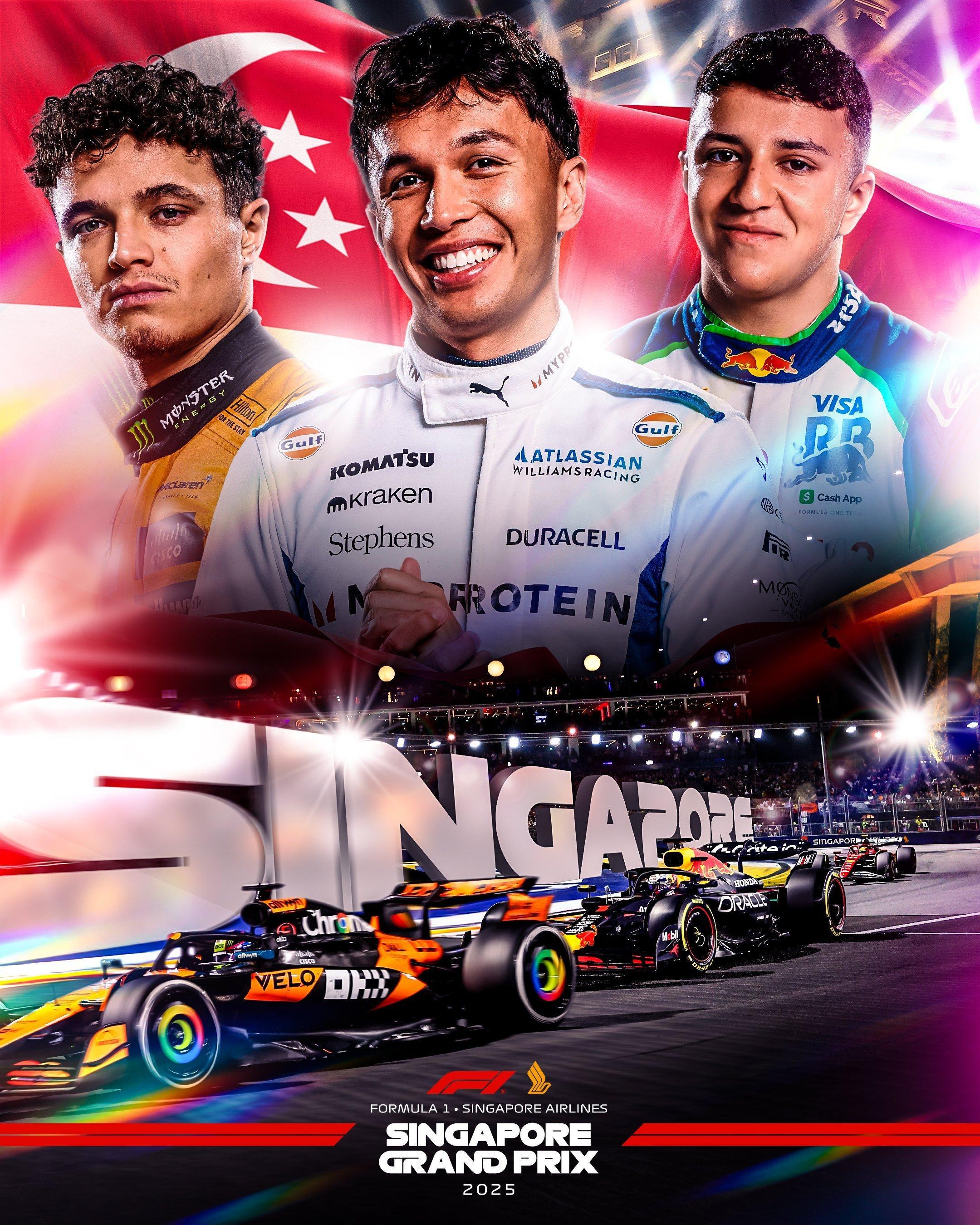 赛车周末今天开始，F1+MotoGP，迈凯伦距离卫冕仅有一步之遥F1新加坡大奖赛