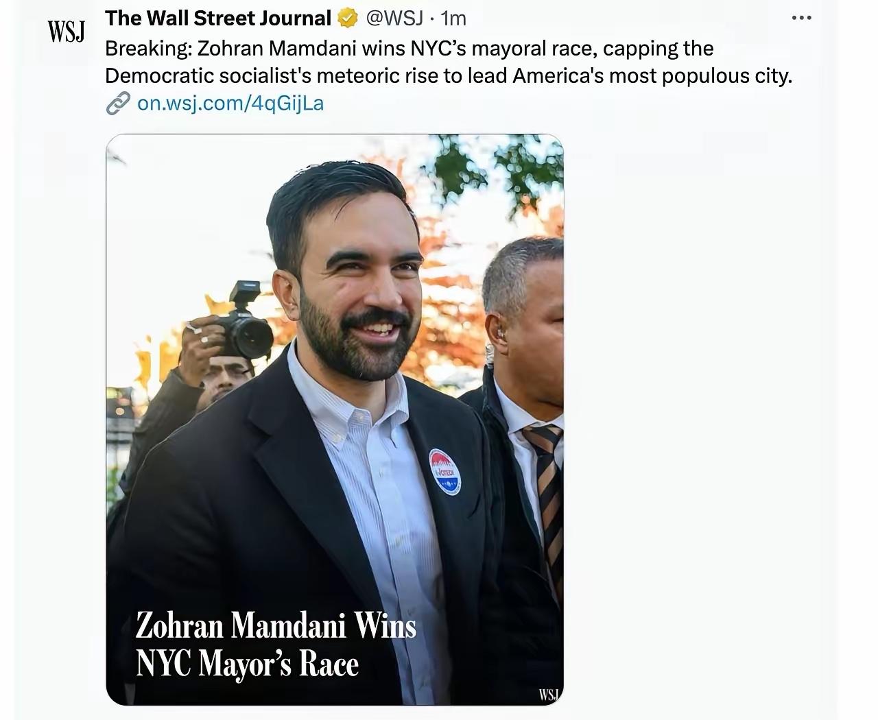 搞垮一个国家很简单，只需要给他一个曼德拉！随着美国纽约市长是穆斯林，一个短视的问