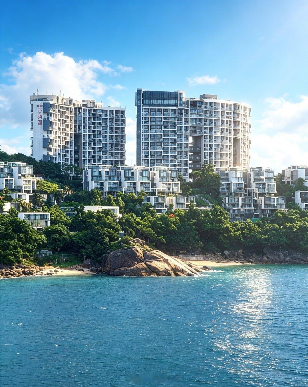 王石和田小姐在深圳的海景婚房，本来想用爱巢，感觉还是不太合适。深圳