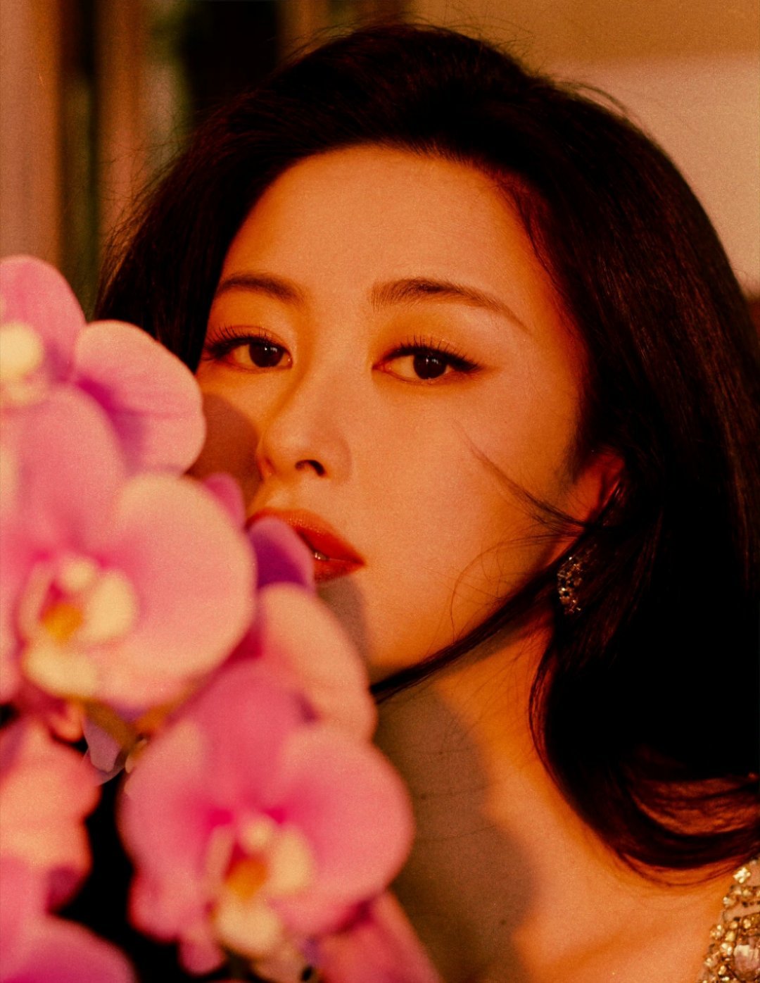 闪闪发光的朱珠！姐姐好伟大的一张脸，不知道什么时候可以见面