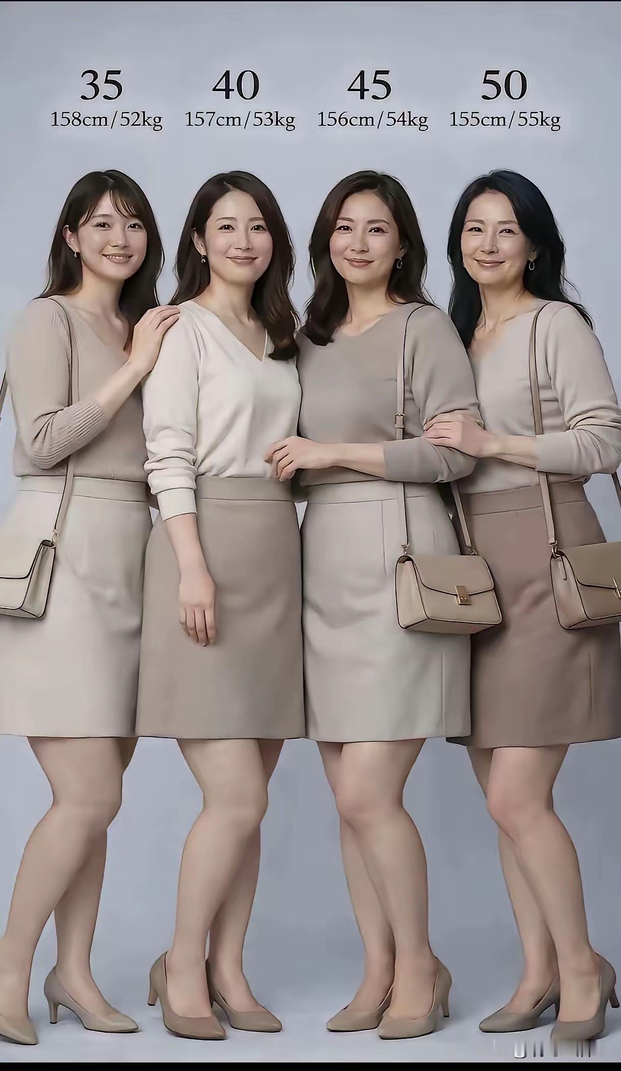 每个年龄都有她独特魅力，话说你喜欢哪个年龄段的女人？