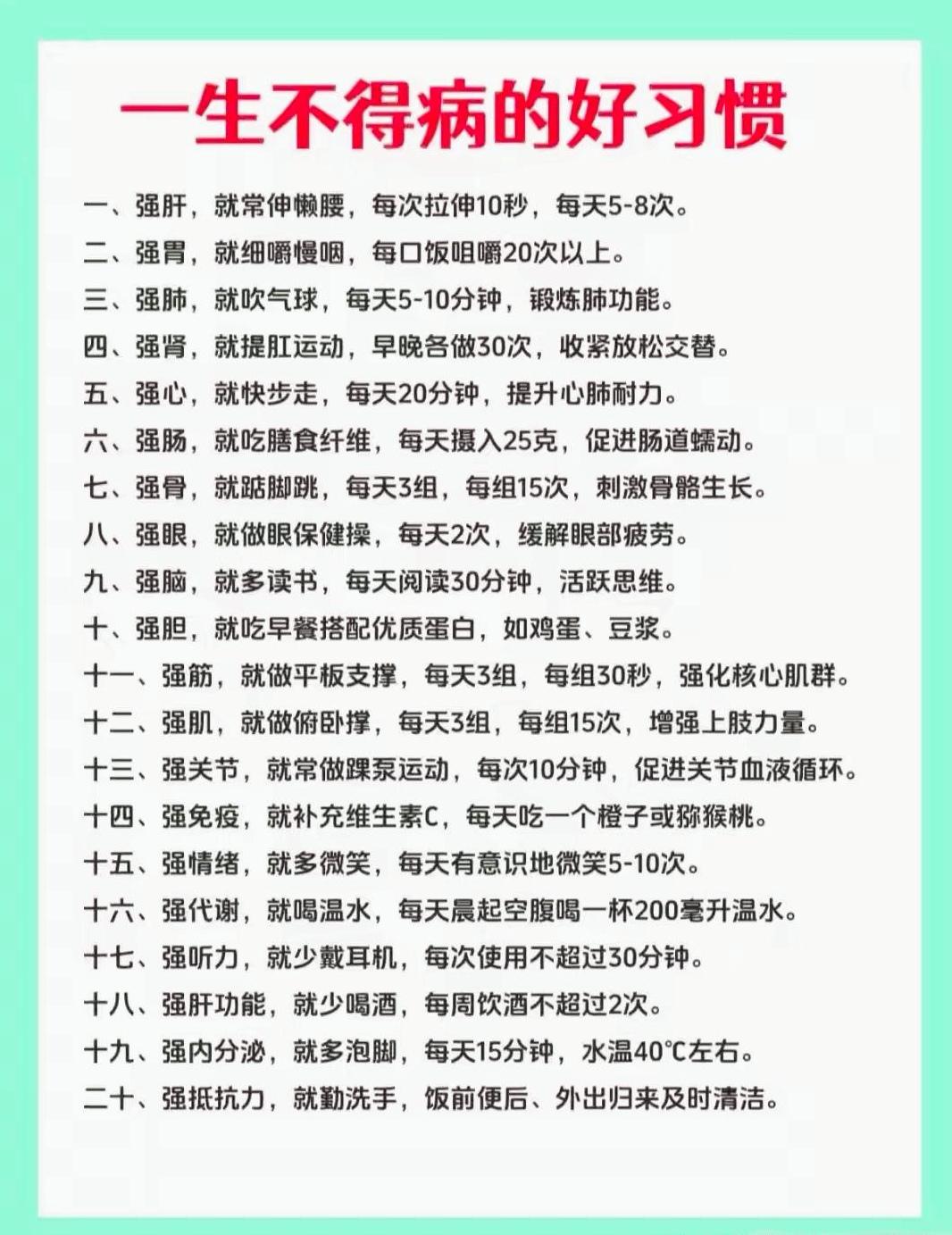 人吃五谷杂粮，哪能不生百病？既然生病我们不能避免，那么就要坚持锻炼身体，平时养成