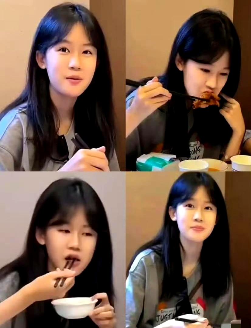 陆毅一家吃饭时，一只虾就把教育的底色照得明明白白。17岁的贝儿拿着虾不知从哪下
