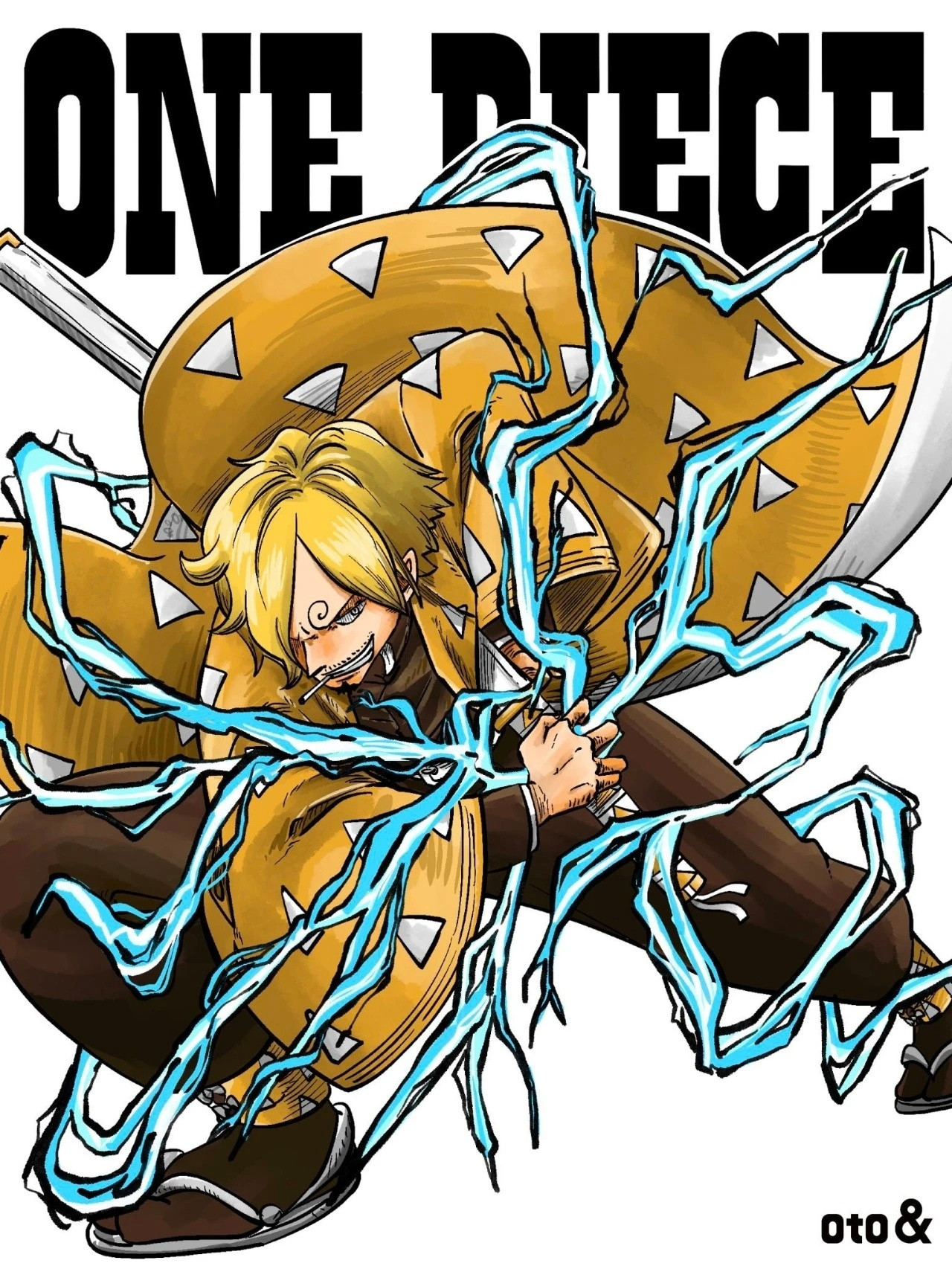 海贼王新年迎喜番次元新星计划海贼王以海贼王的画风打开鬼灭之刃，真的挺有喜感的画