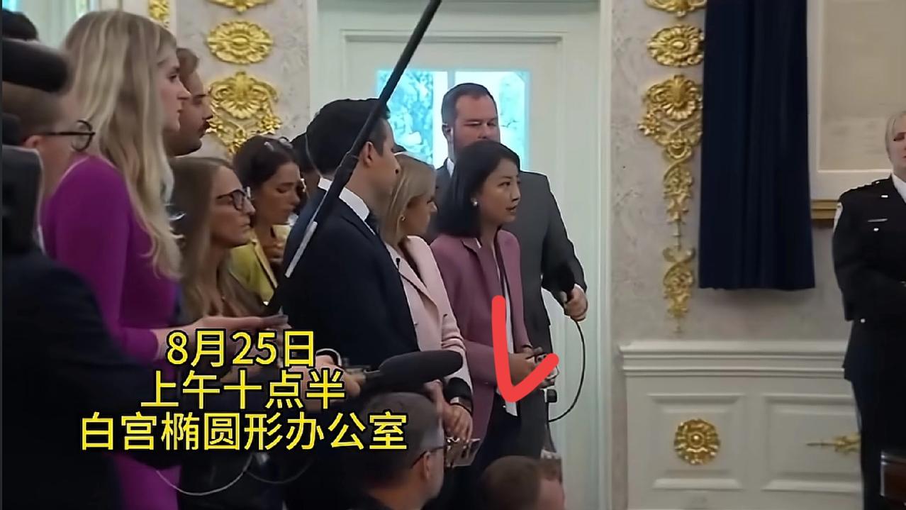 刚刚，我给凤凰卫视驻美记者王冰汝发了一条私信，拜托她有机会的时候，在白宫当面问问