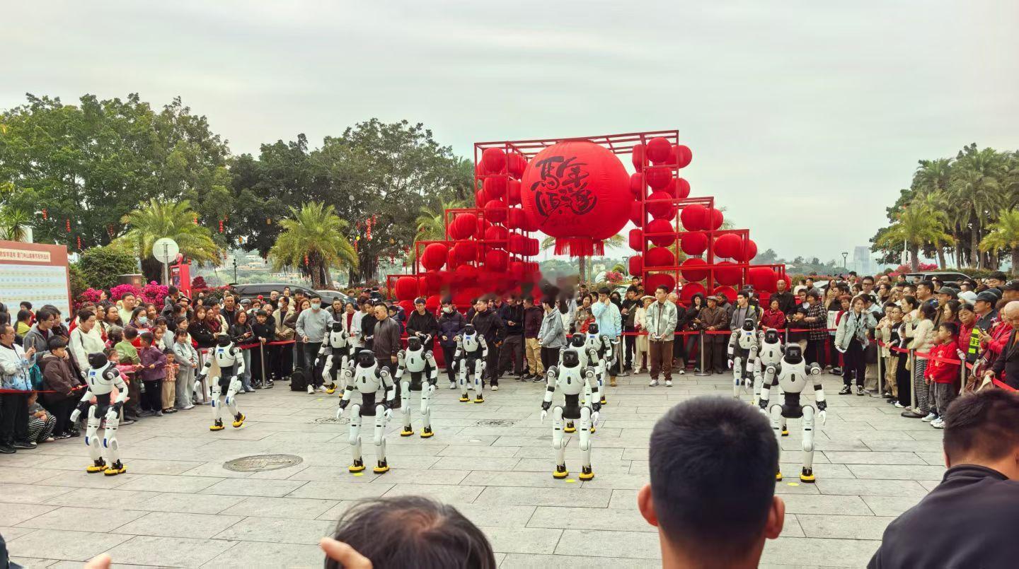 今年春节假期期间，我的所见所闻关键词两个：机器人、汉服。