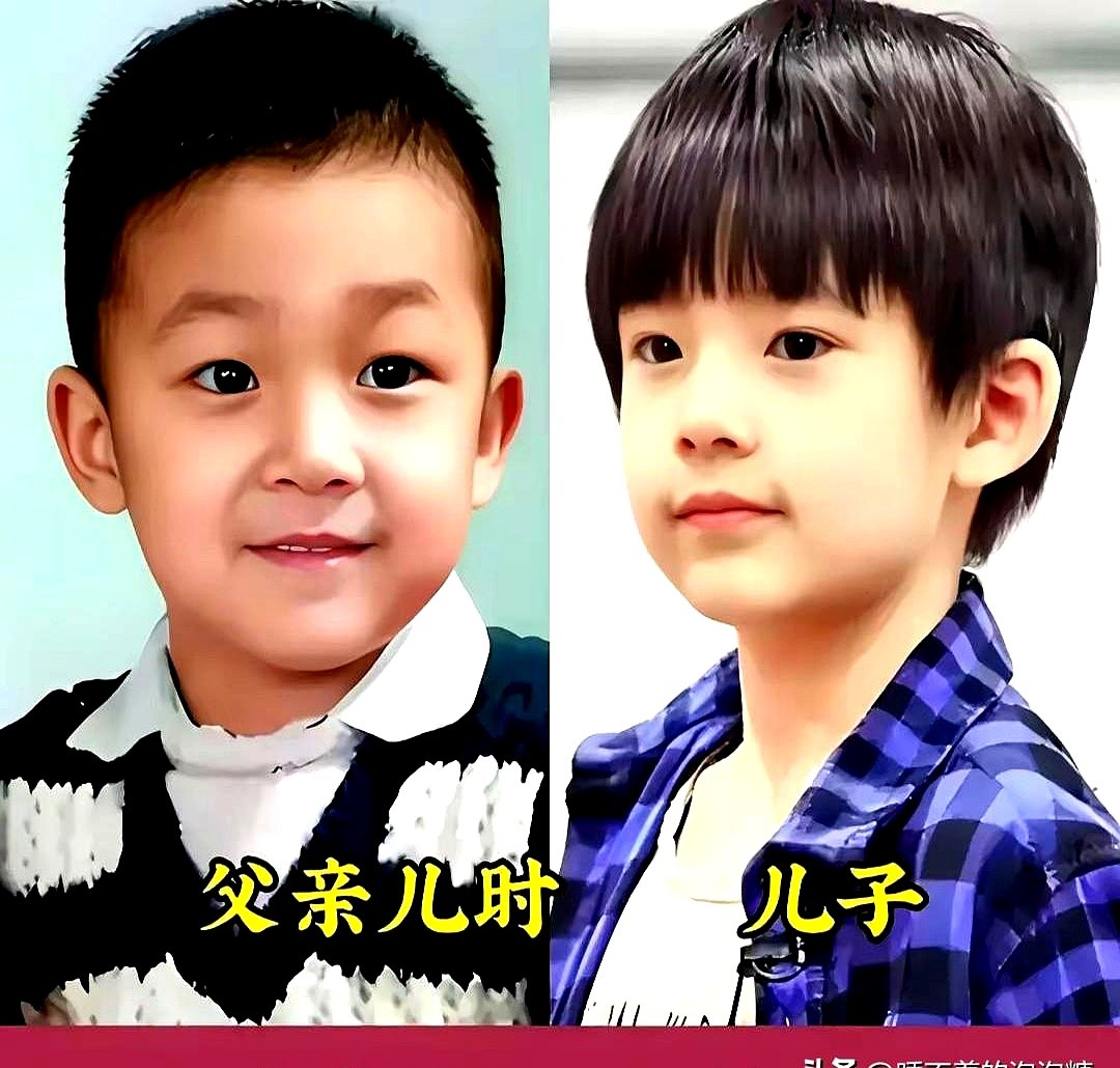 李佳航这基因，简直是复印机。他儿子那双眼睛，跟爹一模一样，闭着眼都知道是谁家的娃。有人说是ctrl+