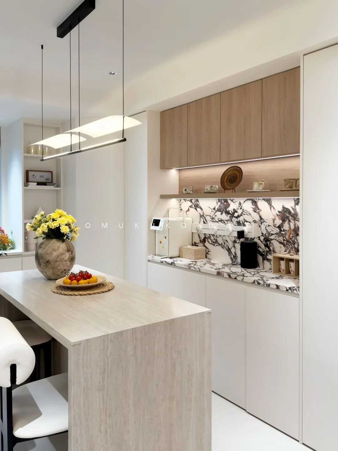 全屋定制｜爱格板H1377➕U188📸意式极简落地～