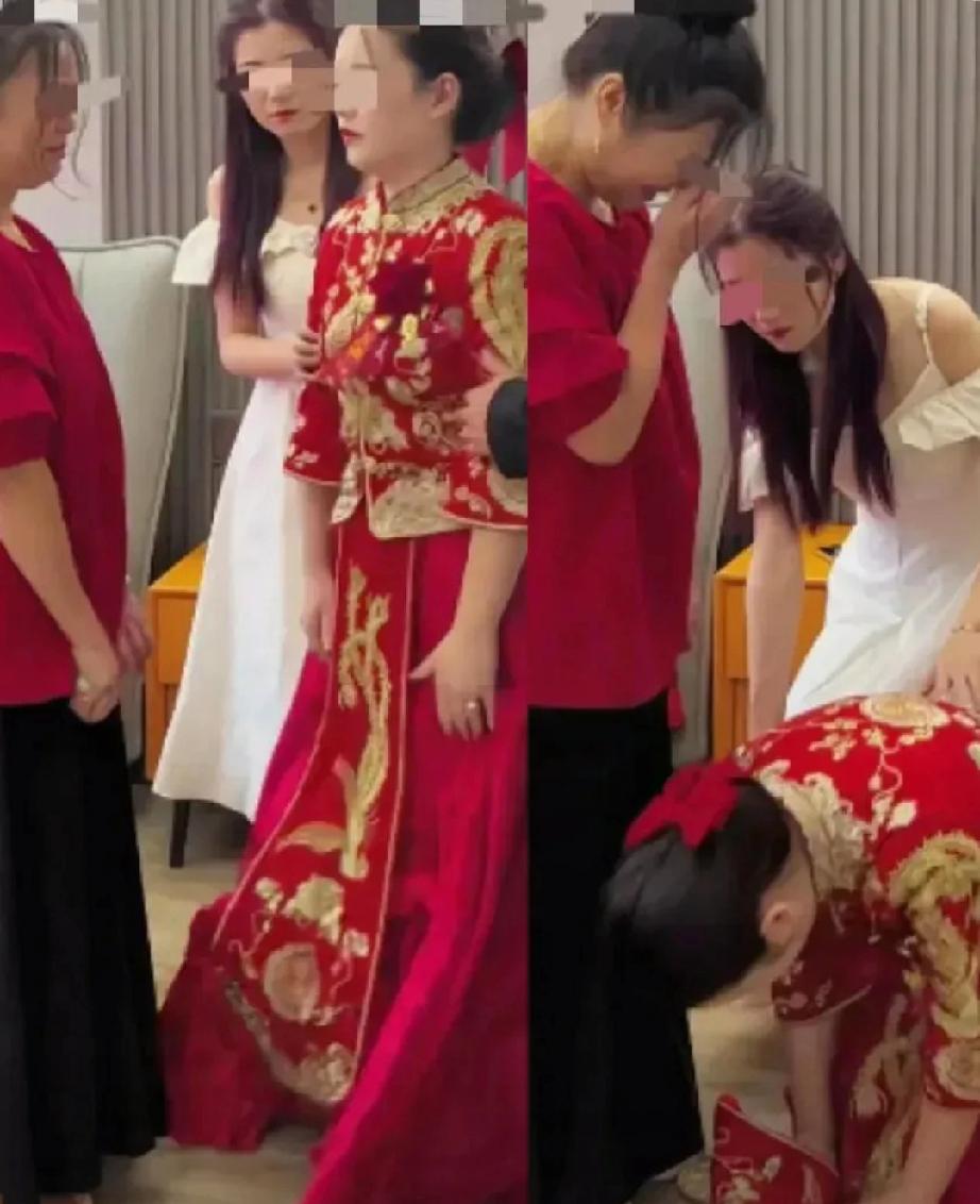 女儿大婚当天，本应沉浸在幸福中，却当众跪别母亲，哭着说“从此互不相欠”。原来，母