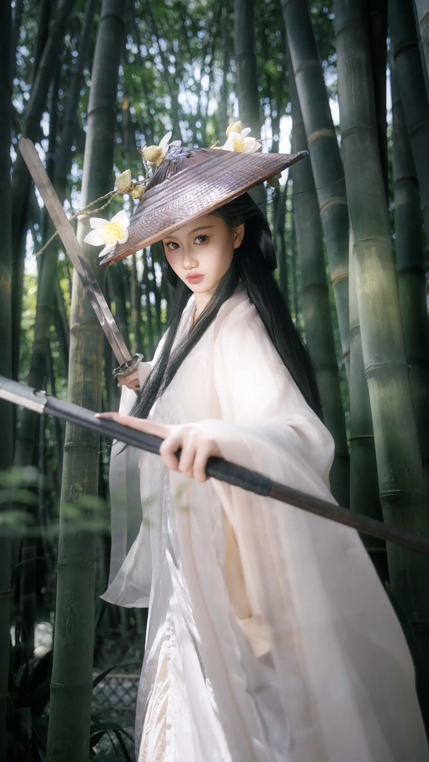 “欲与天公试比高”柔情与侠骨并存的斗笠新中式🍃｜成都写真