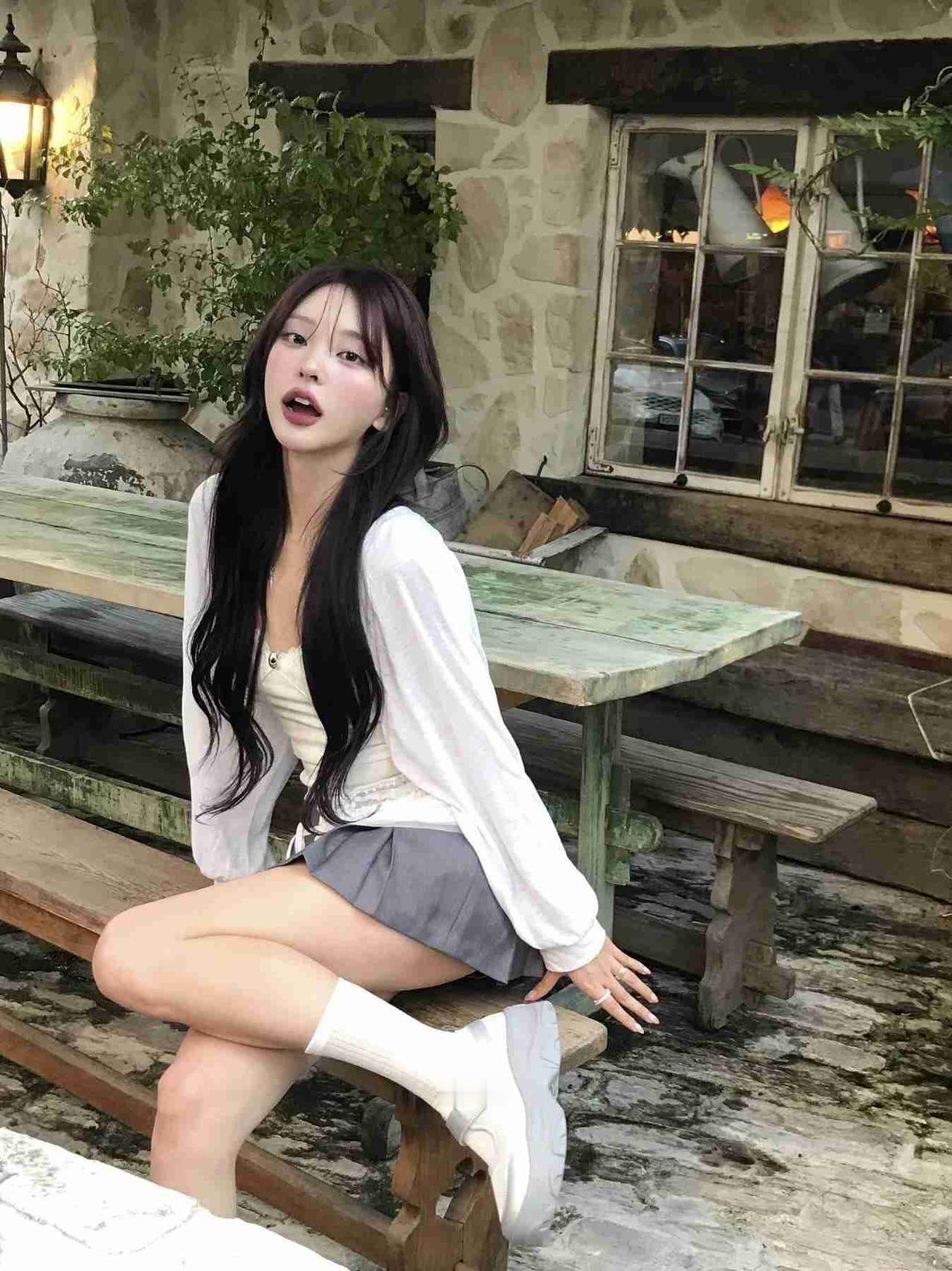 少女摄影|NO.0350期学妹风少女外景随拍