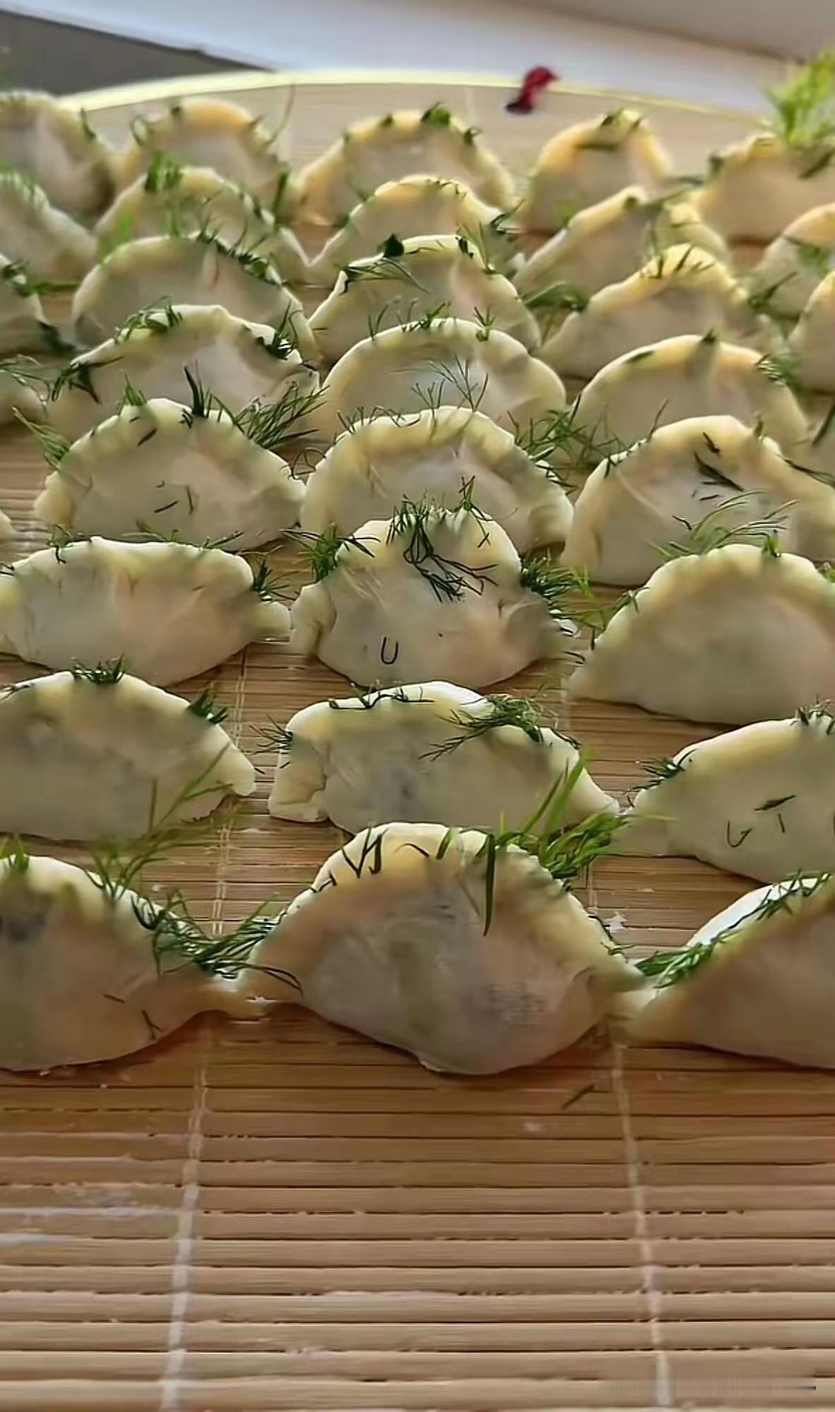 今天一肚子闷气，一大早特意挑新鲜茴香苗，就盼着下班全家一起包饺子解馋。谁知道中午