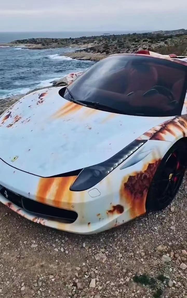 这种锈迹涂装想表达啥情绪啊？？？海阔试车超话​​​