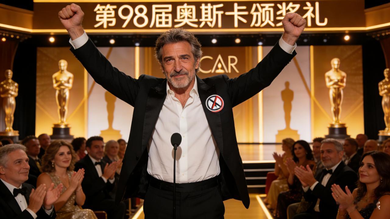 奥斯卡现场突发！演员高喊反战，一句话引爆全网共鸣第98届奥斯卡颁奖礼落下帷