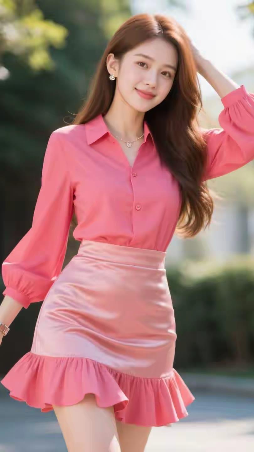 粉色少女心穿搭，甜美又减龄！💖👗👗