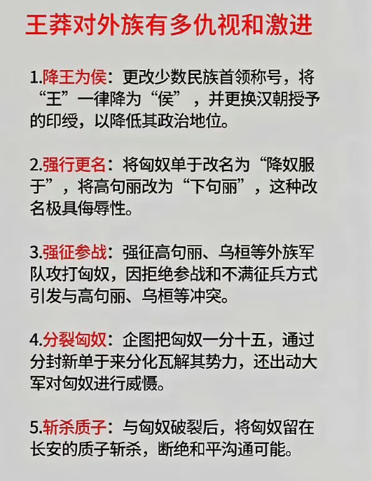 -王莽对外族有多仇视？​​​