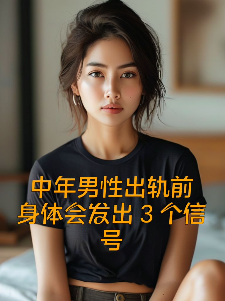 中年男性出轨前，身体会发出3个信号