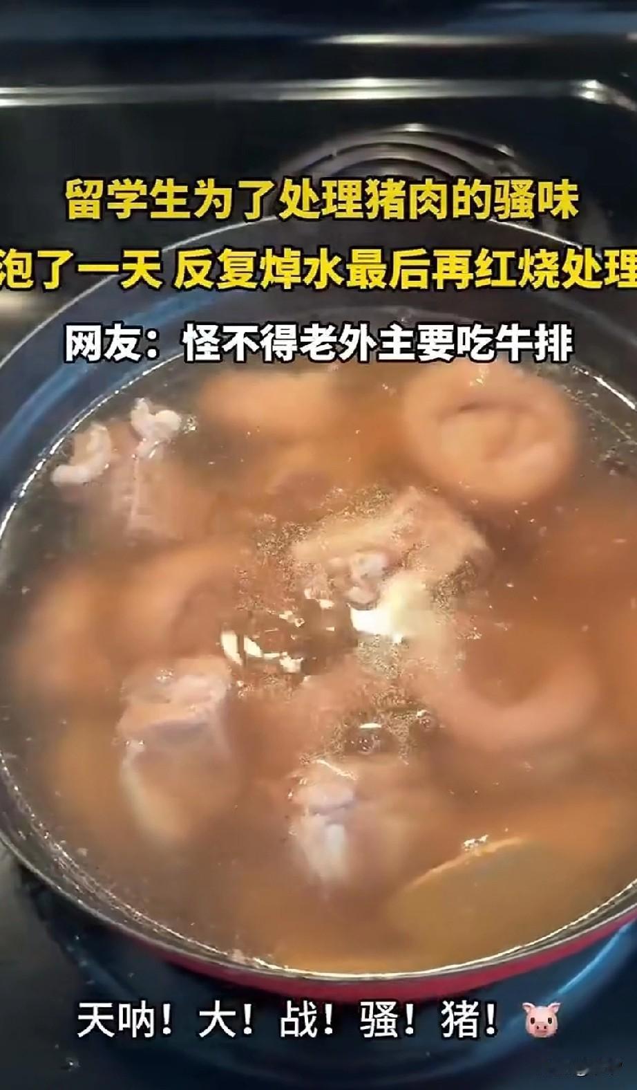 国内猪肉和国外猪肉不一样，国外留学生最有发言权，看到国外猪肉如此便宜，留学