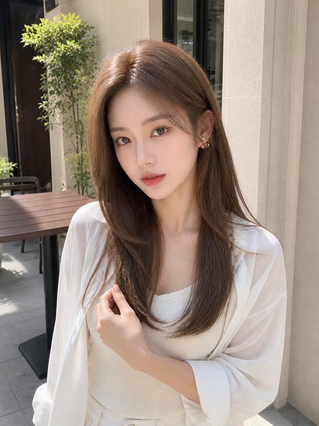 清新自然美少女雅韵简约又高级感穿搭