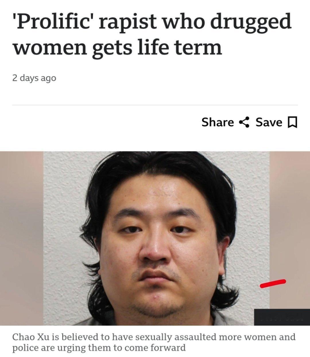 又又又一个！这个叫XuChao，长期住在英国，作案手法高度相似！都是把受害者带