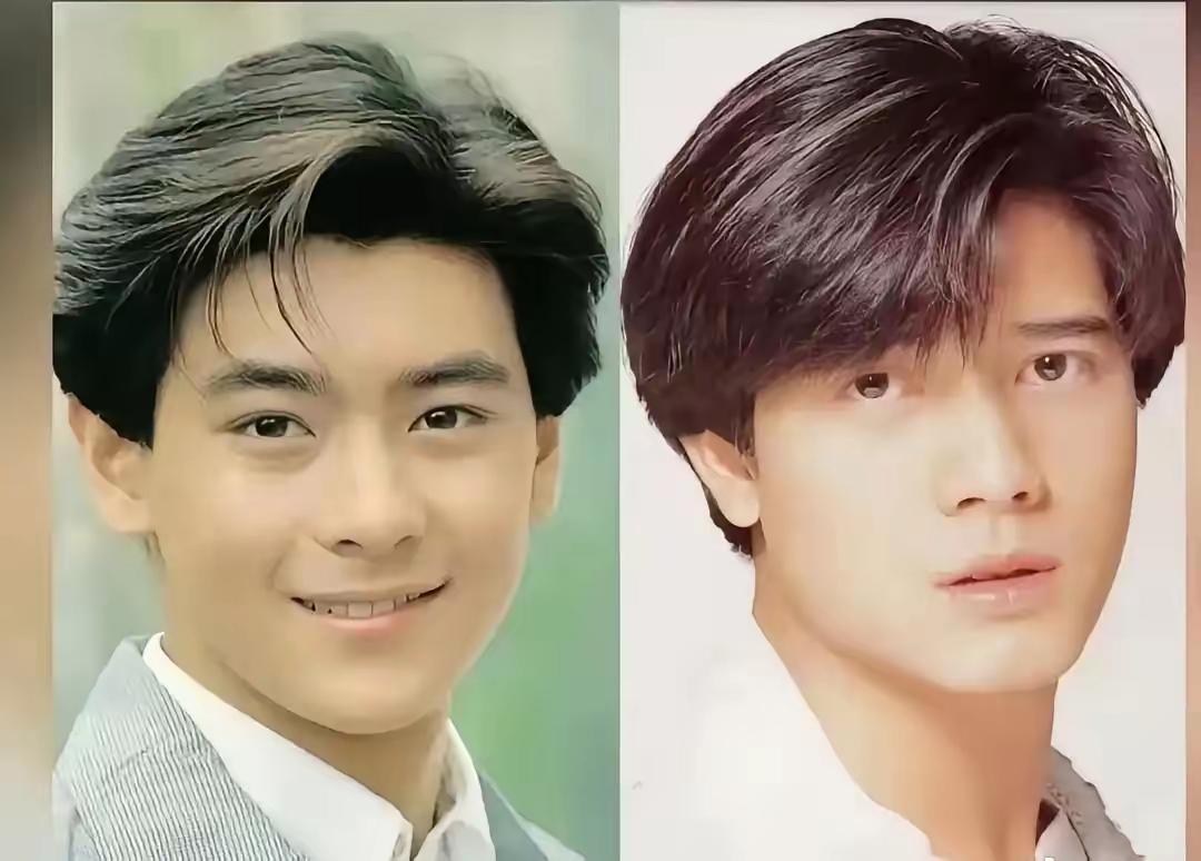 林志颖是领型好过发型，当时也是抄郭富城发型💇郭富城的发质（粗，黑，硬，密集于一