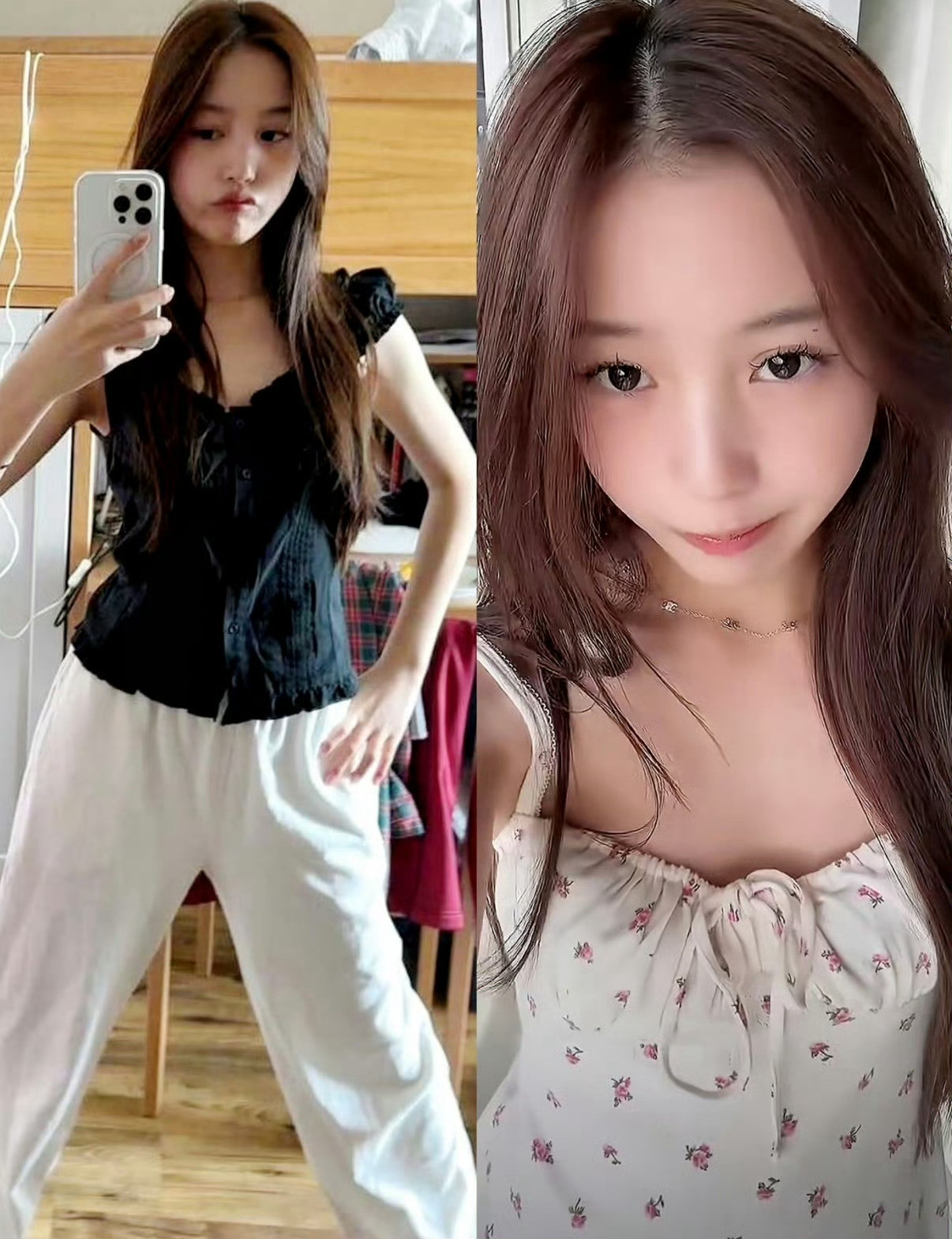 小四月长这么大了没想到小四月已经长这么大了，15岁，很亭亭玉立的美女，和妈妈越长