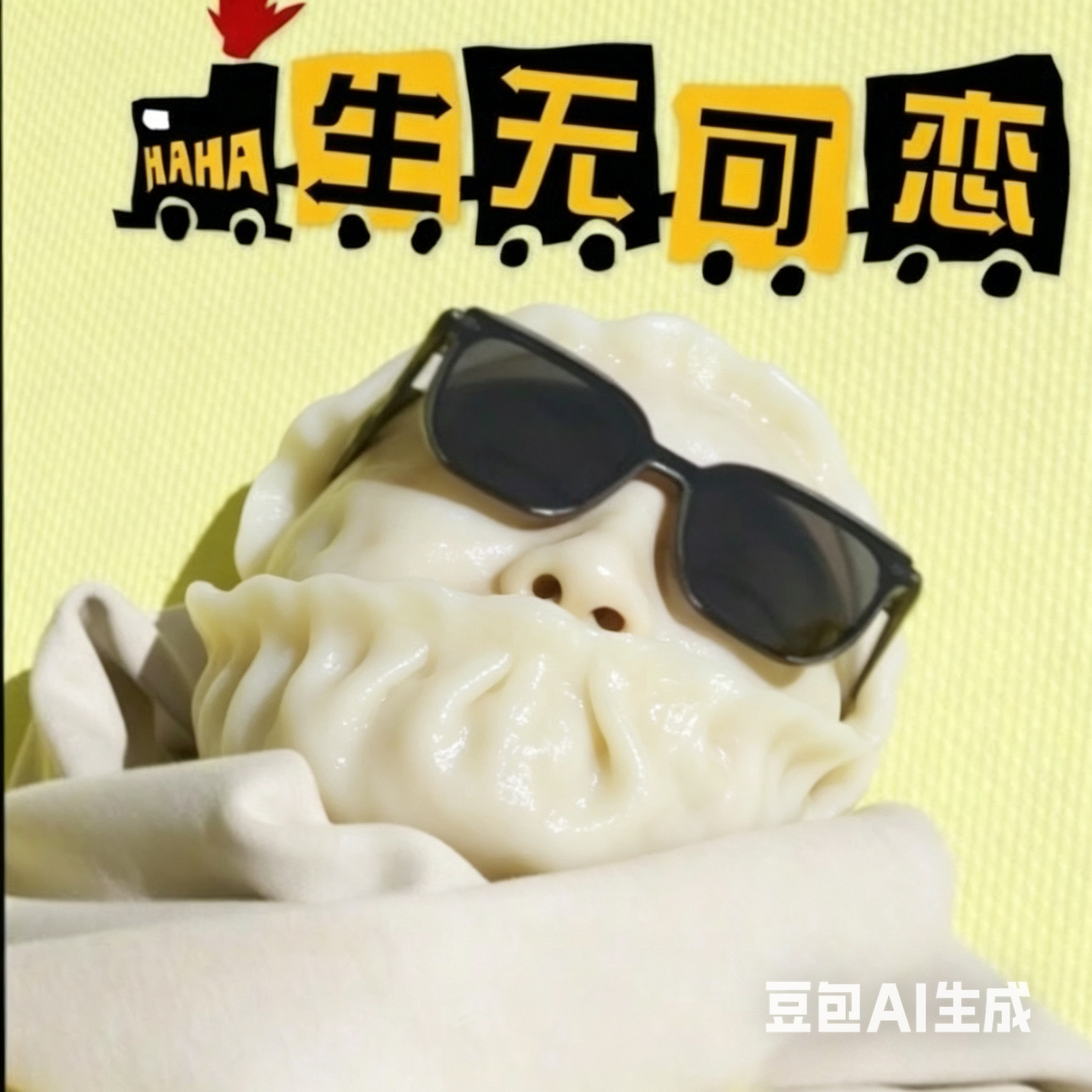 鹿晗看见陈赫想吃饺子了家人们，陈赫是节目要求套麻袋，还是他自己想套？这太抽象了