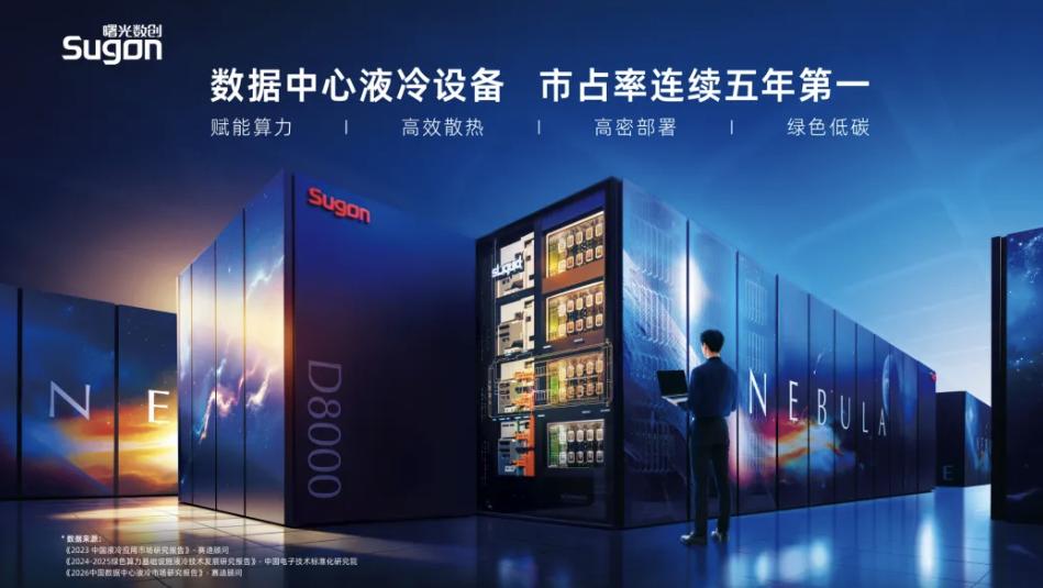 56.8%意味着什么？液冷可能正在走向“强者恒强”！中科曙光旗下曙光数创拿到