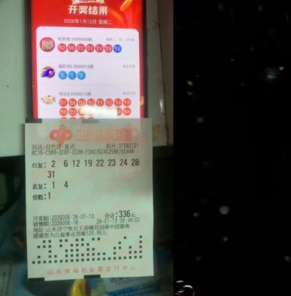 山东IP晒出的6红全中票让人意难平：先看出票地址山东再看红球6码挨个全中，还以为