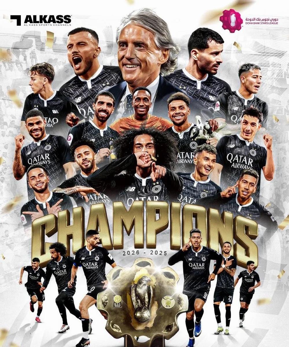 卡塔尔豪门萨德昨夜双喜临门，不仅在亚冠精英联赛淘汰沙特豪门利雅得新月，国内联赛也