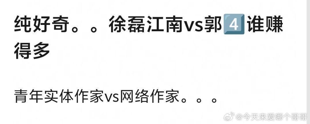 感觉是徐磊，他书拍的最多还有自己的影视公司