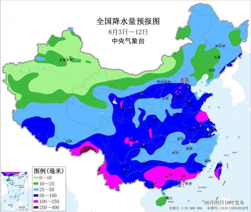 根据中央气象台预报，未来十天我国中东部地区雨水逐渐增多，江淮、江汉、江南、西南东
