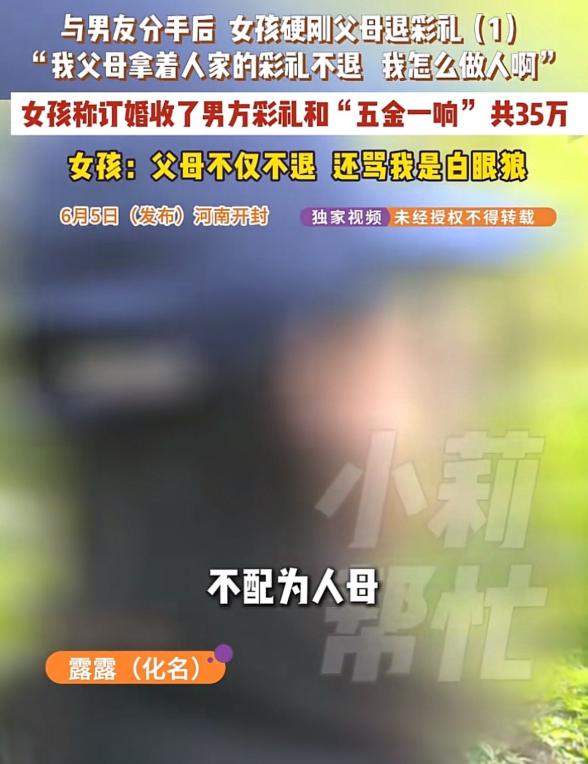 河南开封彩礼纠纷离谱反转，和平分手竟打出一场刑事案件。 男方35万订婚钱款难