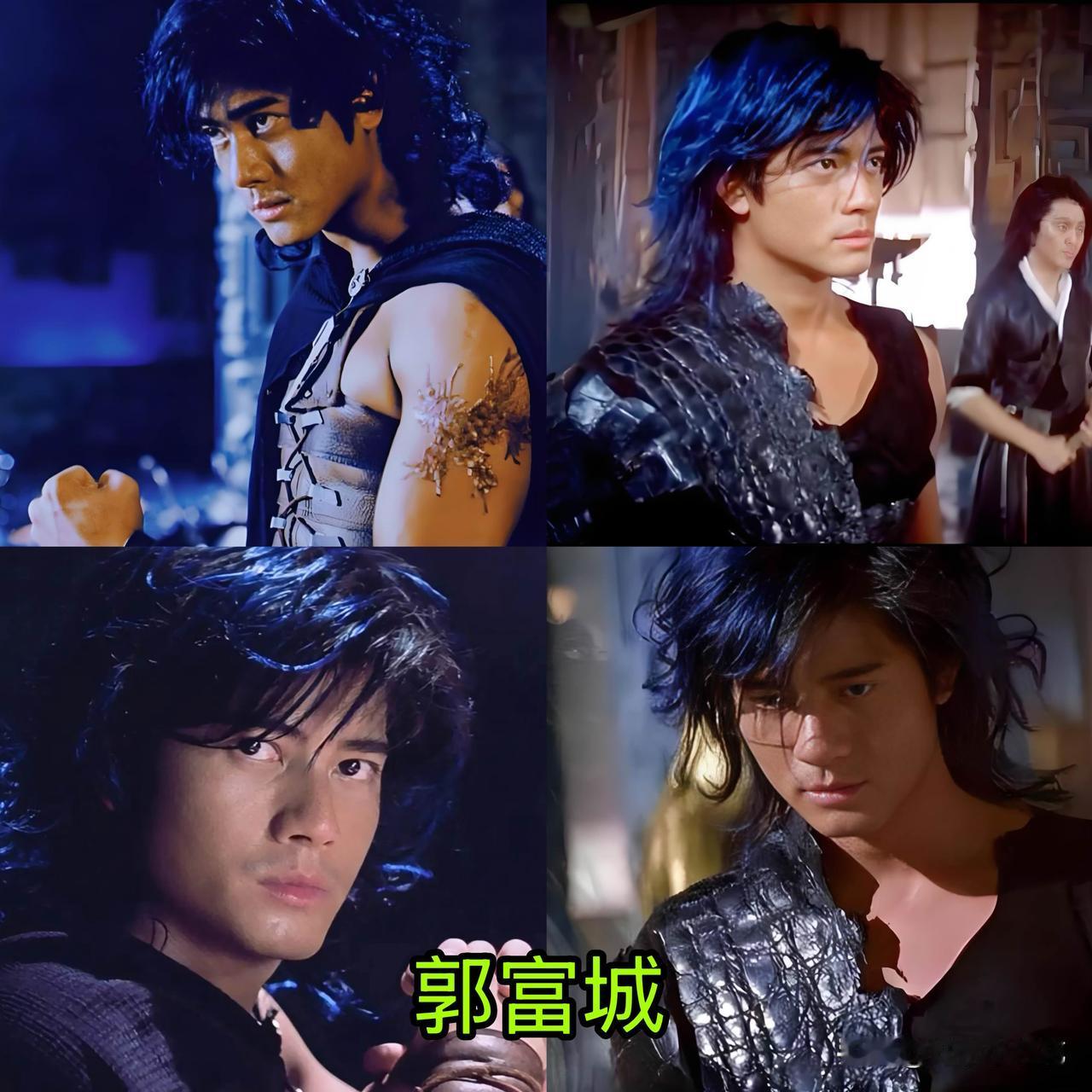 1998年电影版郭富城演绎的步惊云，一头蓝发配上霸气麒麟臂，气质高冷孤傲，造型完