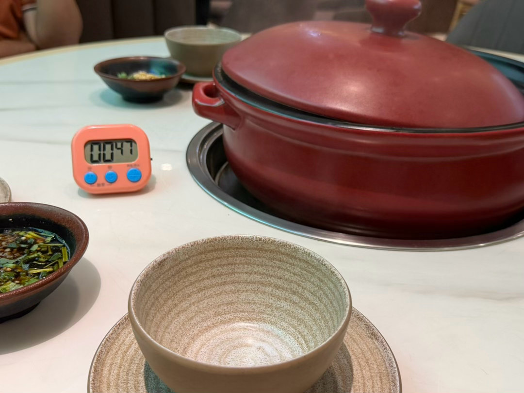 没到时间不发筷子