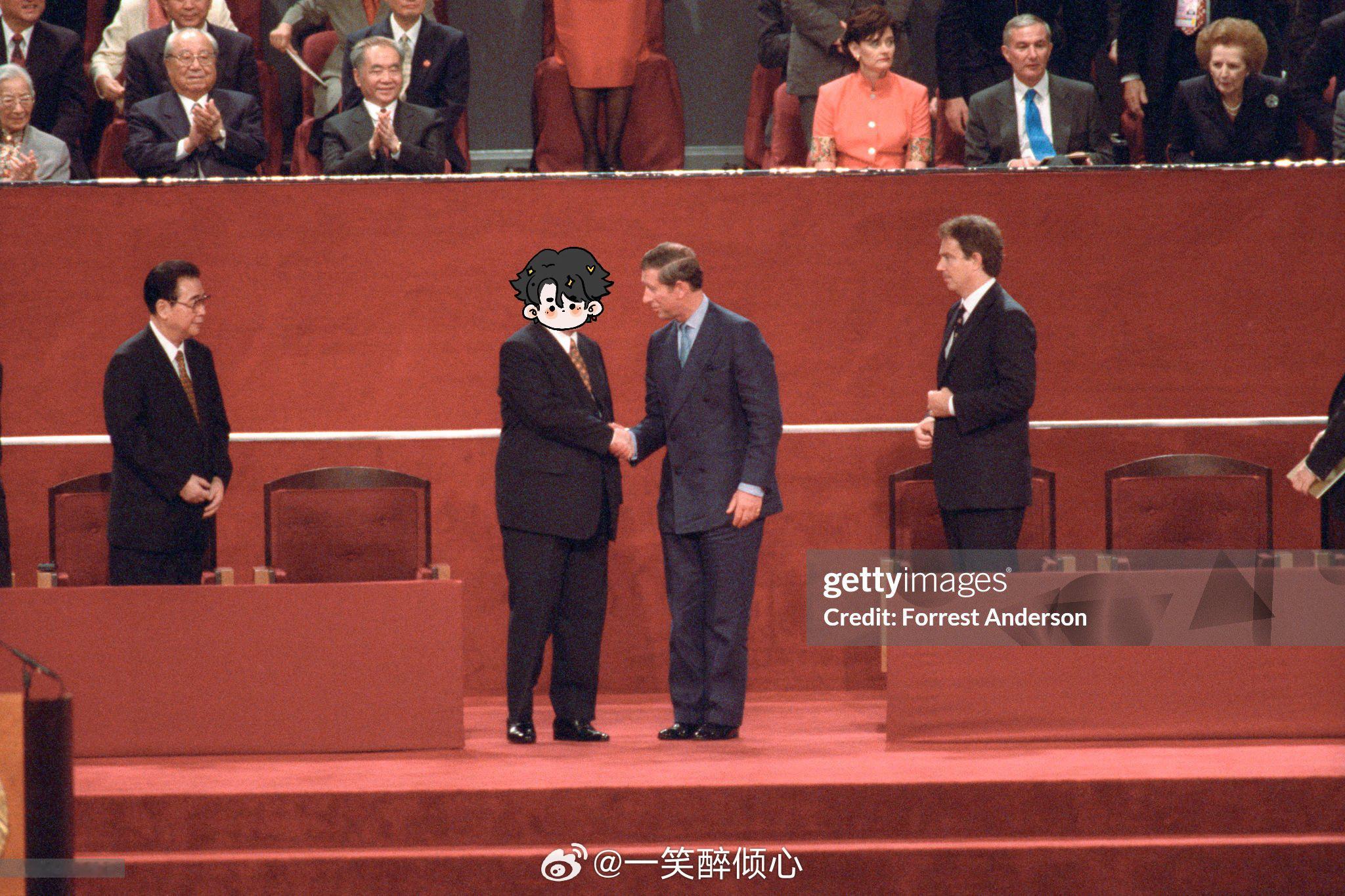 英国王室1997年7月1日，威尔士亲王查尔斯王储在香港🇭🇰见证这