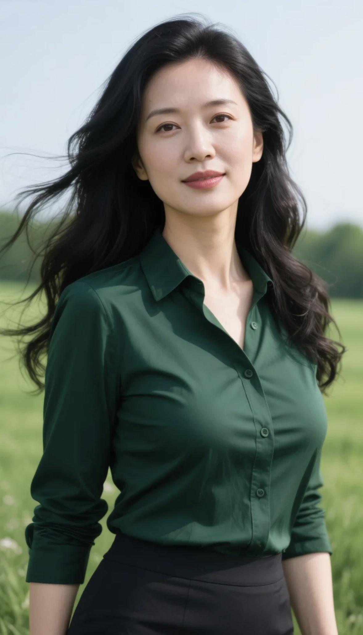 温柔笑意能传递积极情绪，增添女性的感染力美女人像群高清美女高雅气质美女好身