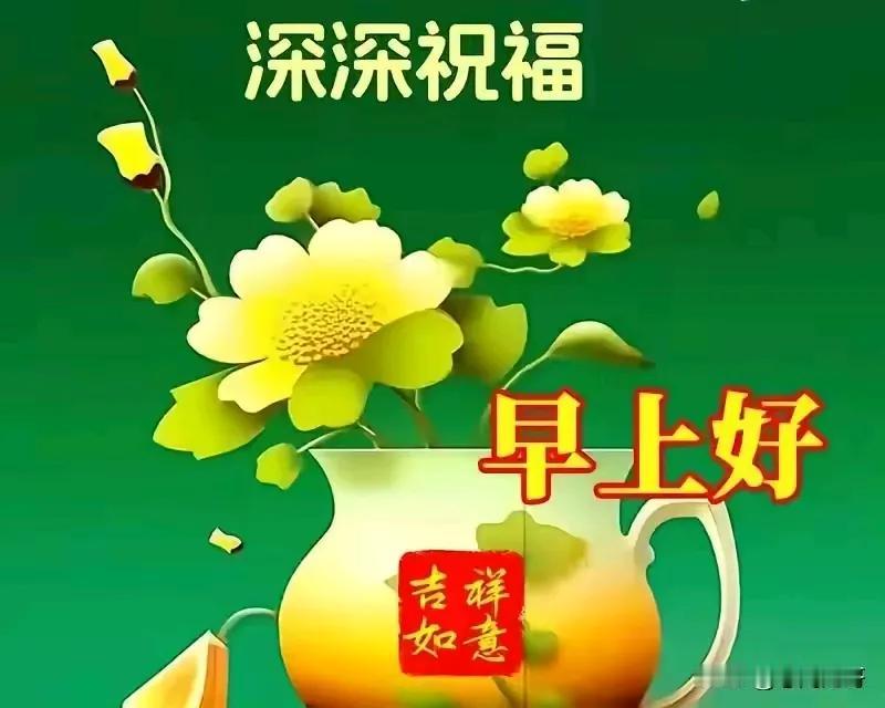 早安祝福🌻愿你每天如花般绽放！