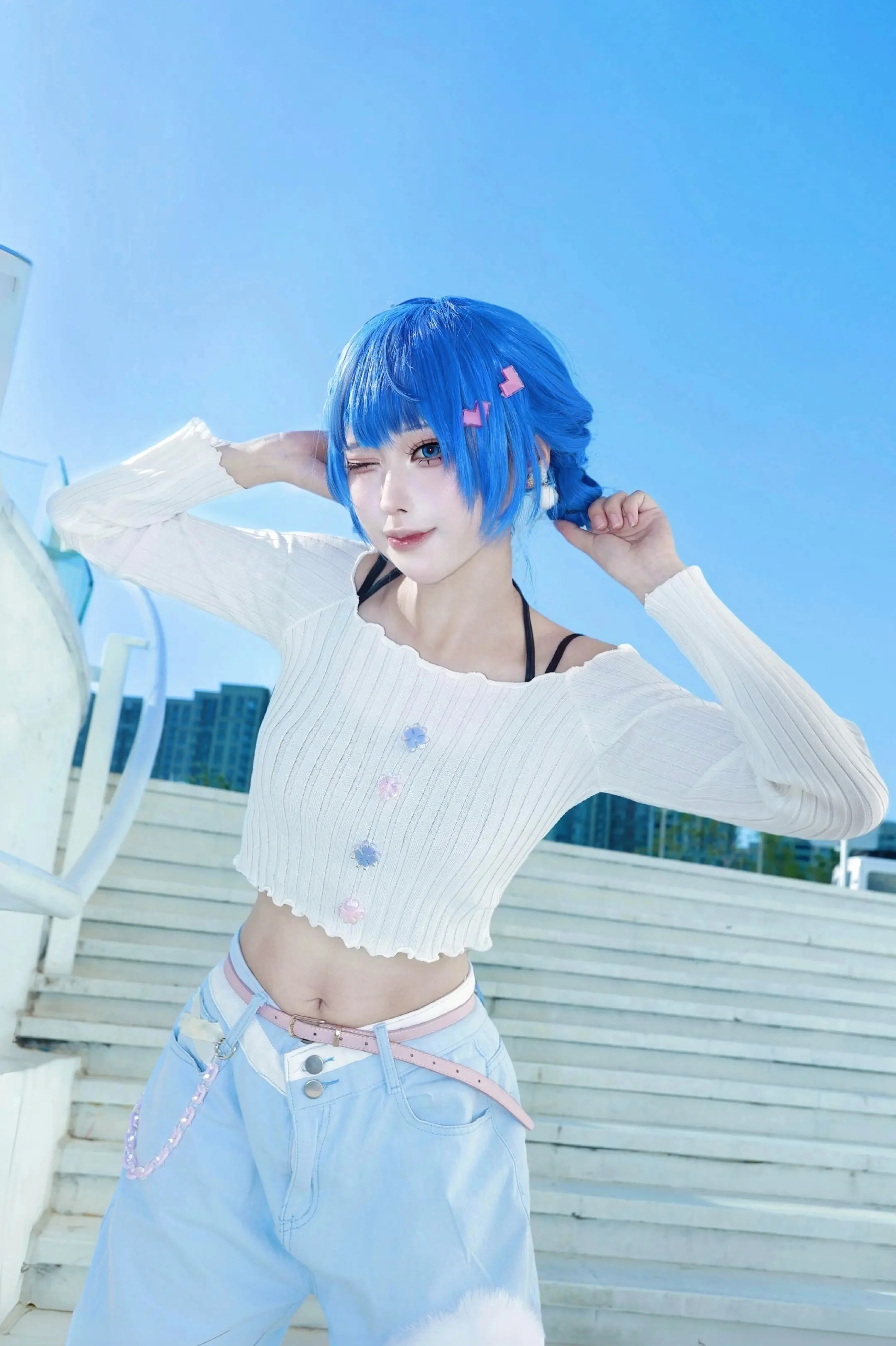 ☀️🐧💙。    摄影
