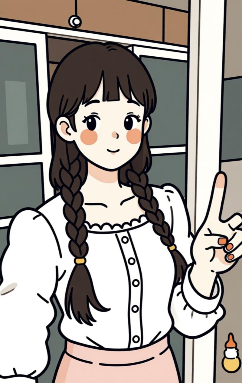 漫画里面的小可爱。也太可爱了吧清纯甜美爱了爱了可爱小姐姐