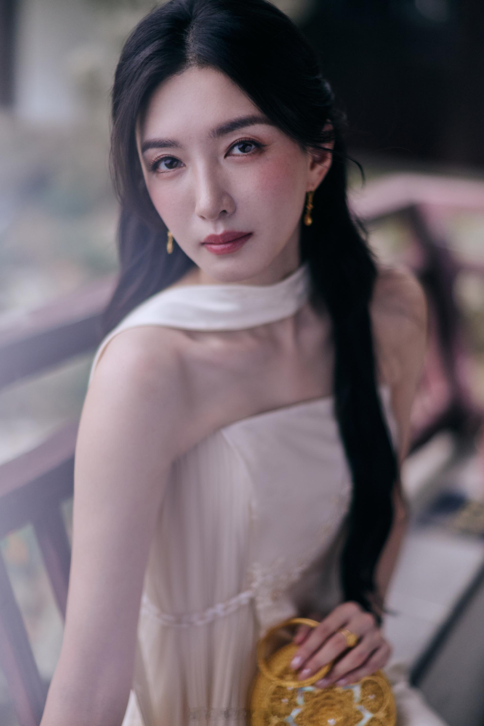 江疏影剪影提花定格浪漫​​​