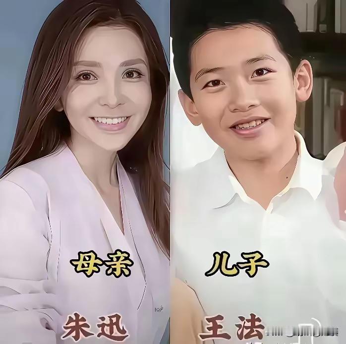 央视主持人侄女到底有多出众！朱迅的儿子看起来长得也太好了吧，我觉得他的好基因真
