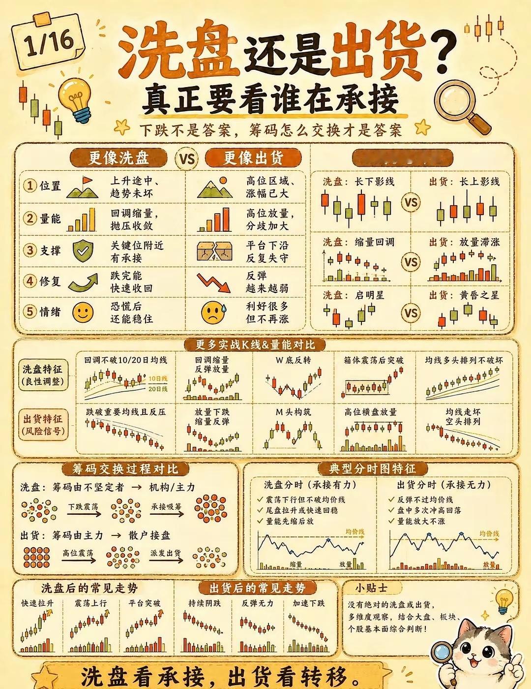 如何判断洗盘还是出货？
