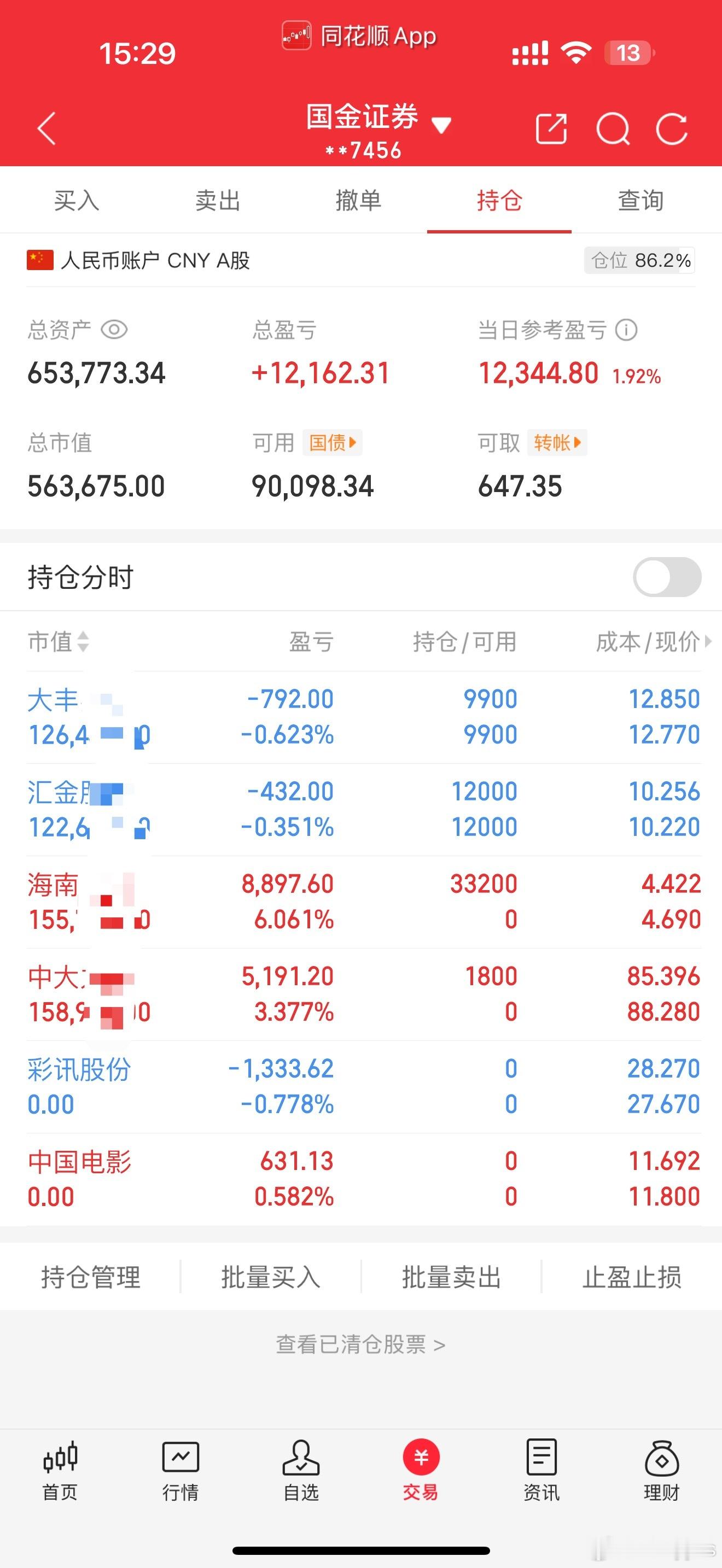 说真的，实在无法共情这个牛市[doge]​​​