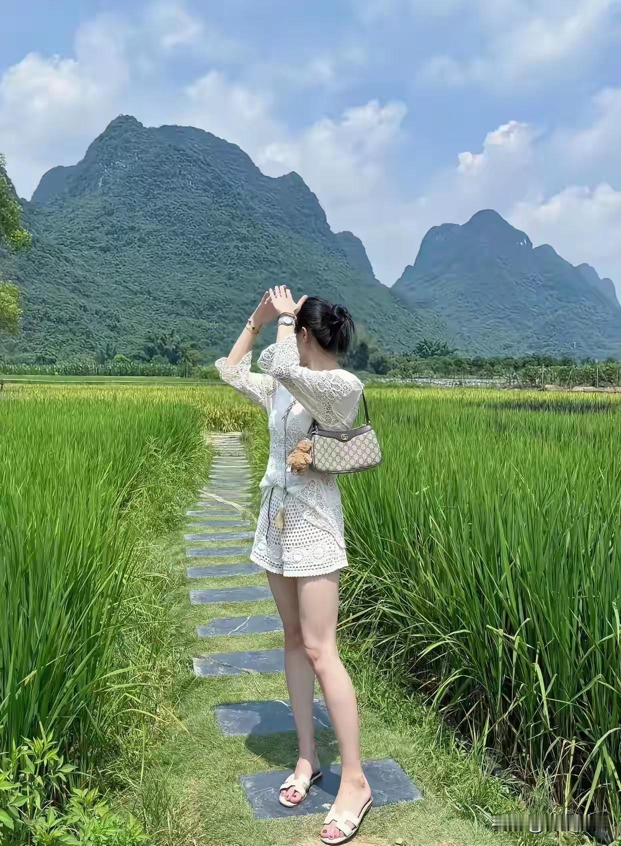 在青翠的稻田中，感受自然的宁静与美好。🌿🍃