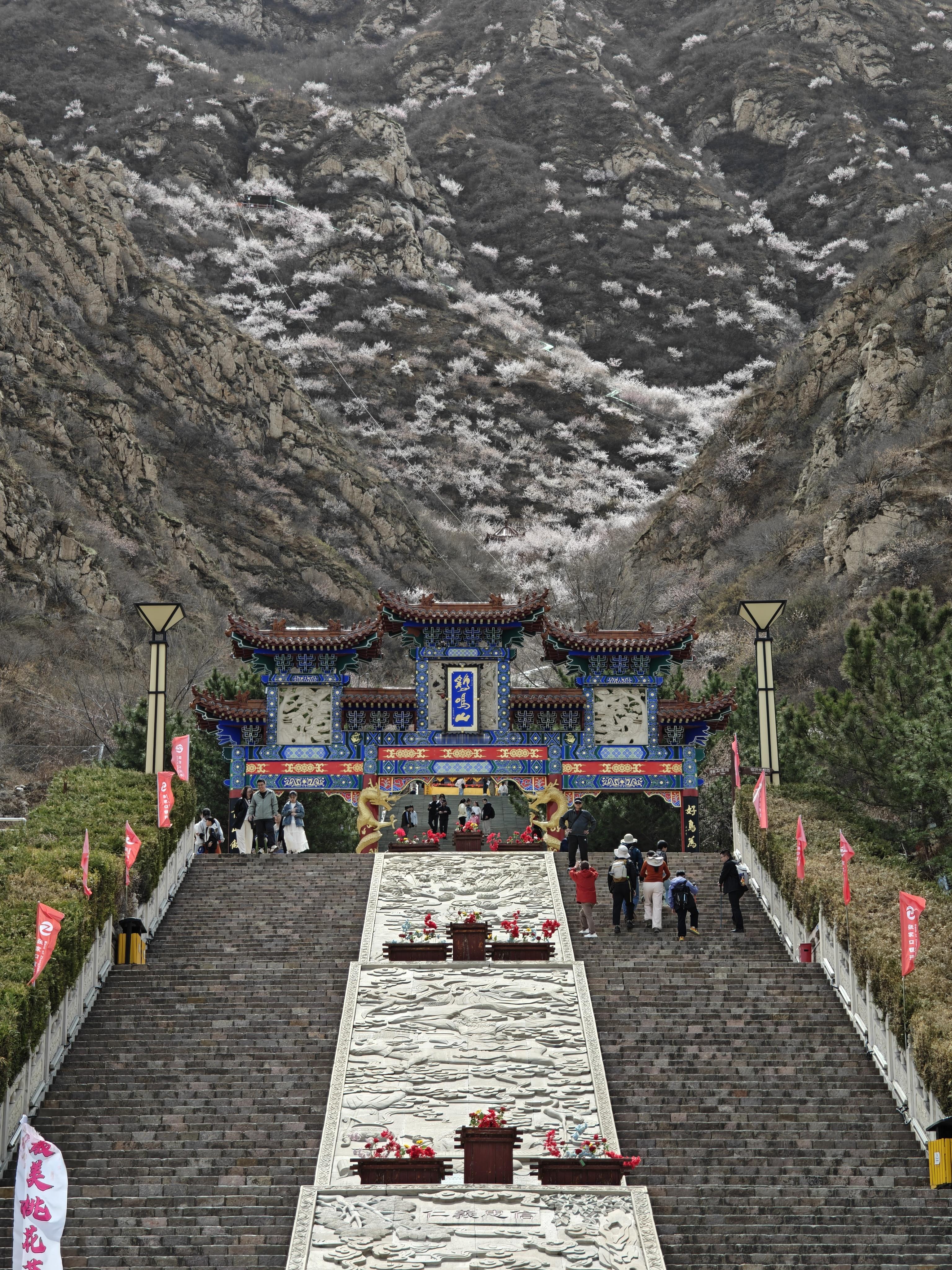 小时候天天能看到的地方终于也是来了，今日宜爬山!张家口·鸡鸣山